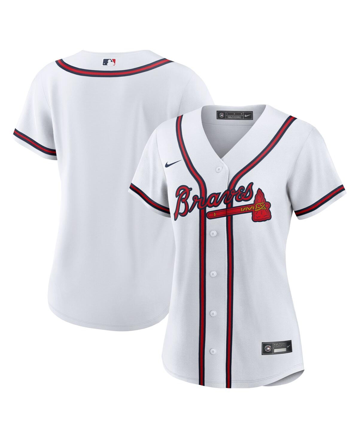 Nike Women's Atlanta Braves Official Replica Jersey In White