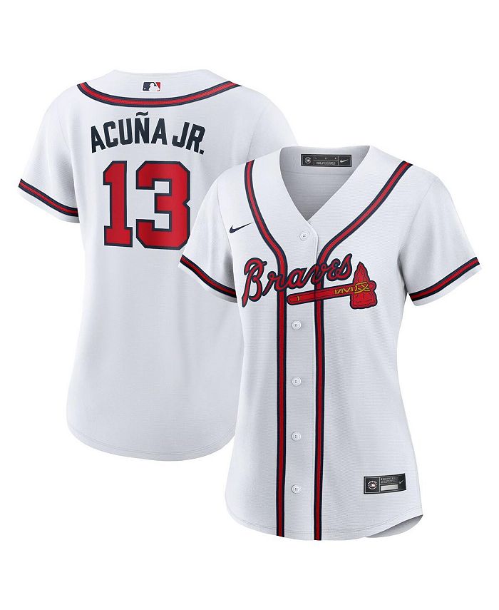 Nike Atlanta Braves Women's Ronald Acuna Official Player Replica Jersey -  Macy's