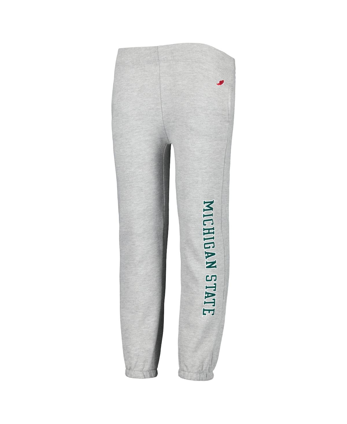 Big Boys League Collegiate WearMichigan State Spartans Essential Pants - Heather Gray