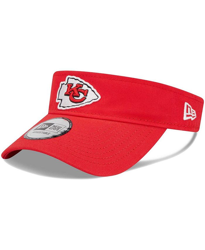 New Era Men's Red Kansas City Chiefs Main Adjustable Visor Macy's