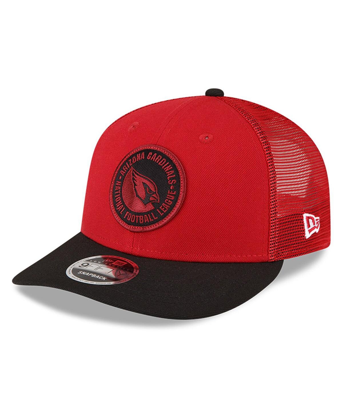 Men's New Era Black Arizona Cardinals 2023 Sideline Low Profile 9FIFTY Snapback Hat - Black