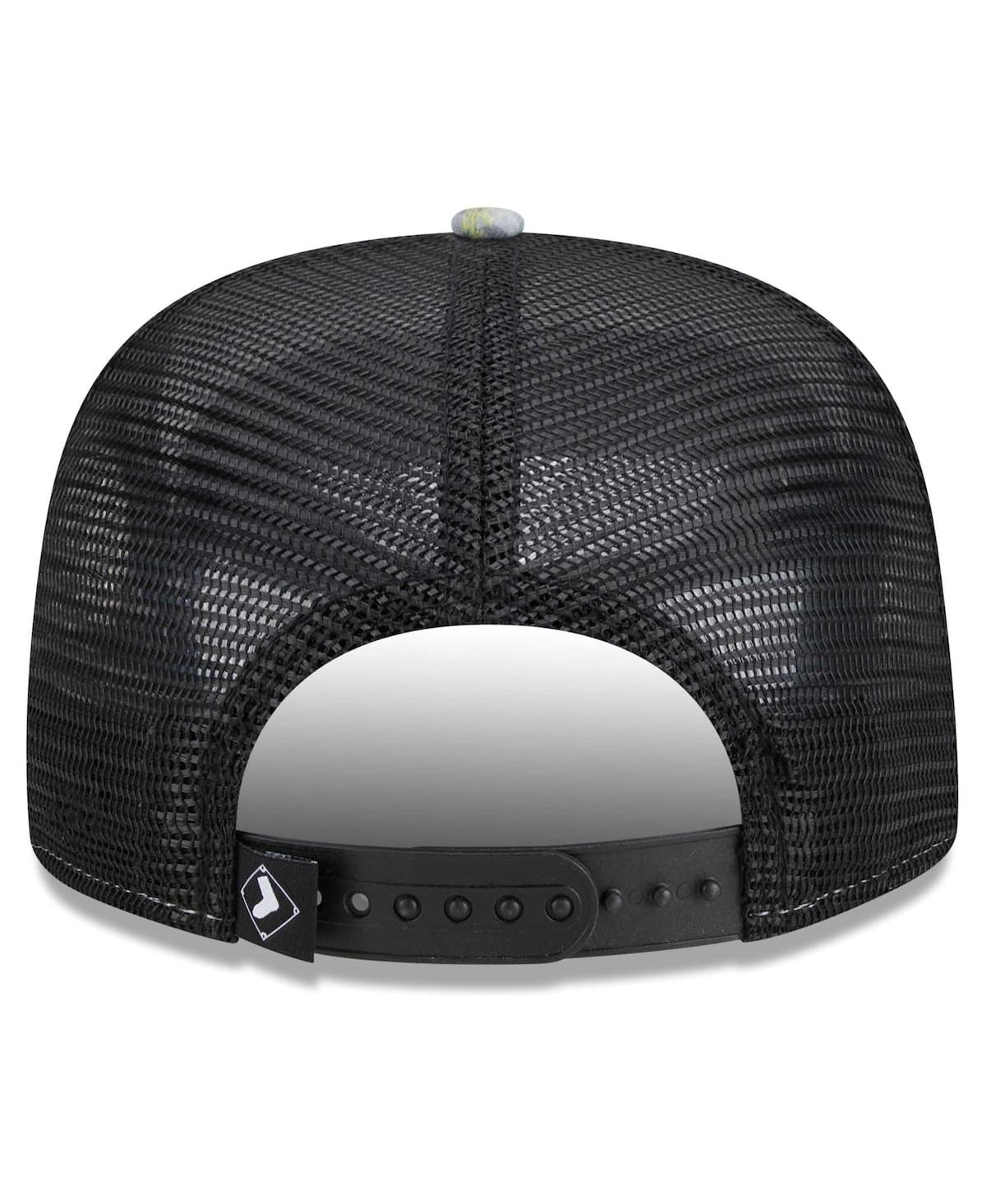 New Era Chicago White Sox Tropic Floral Golfer Lightly Structured Snapback Hat In Black