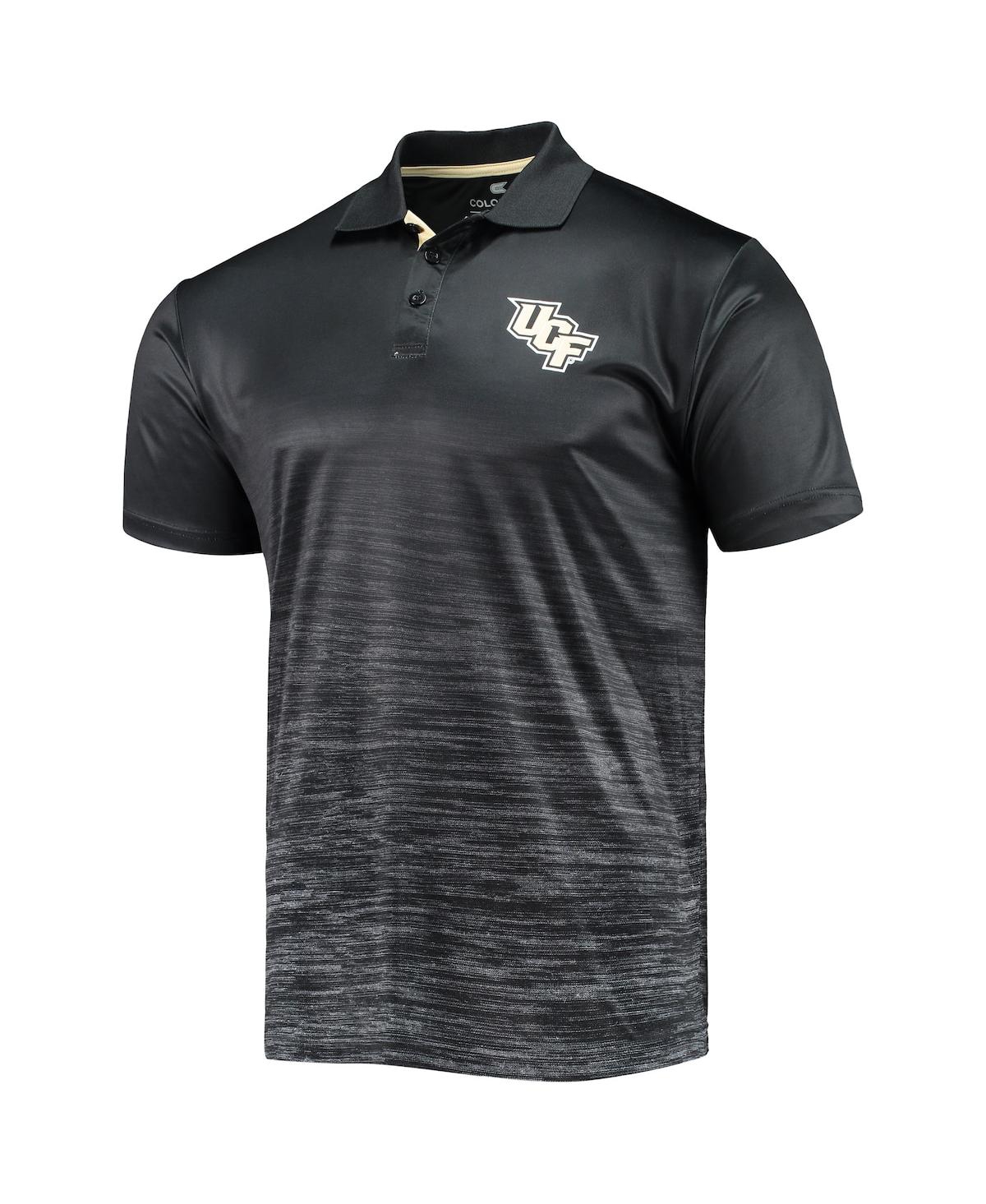 Shop Colosseum Men's  Black Ucf Knights Marshall Polo Shirt