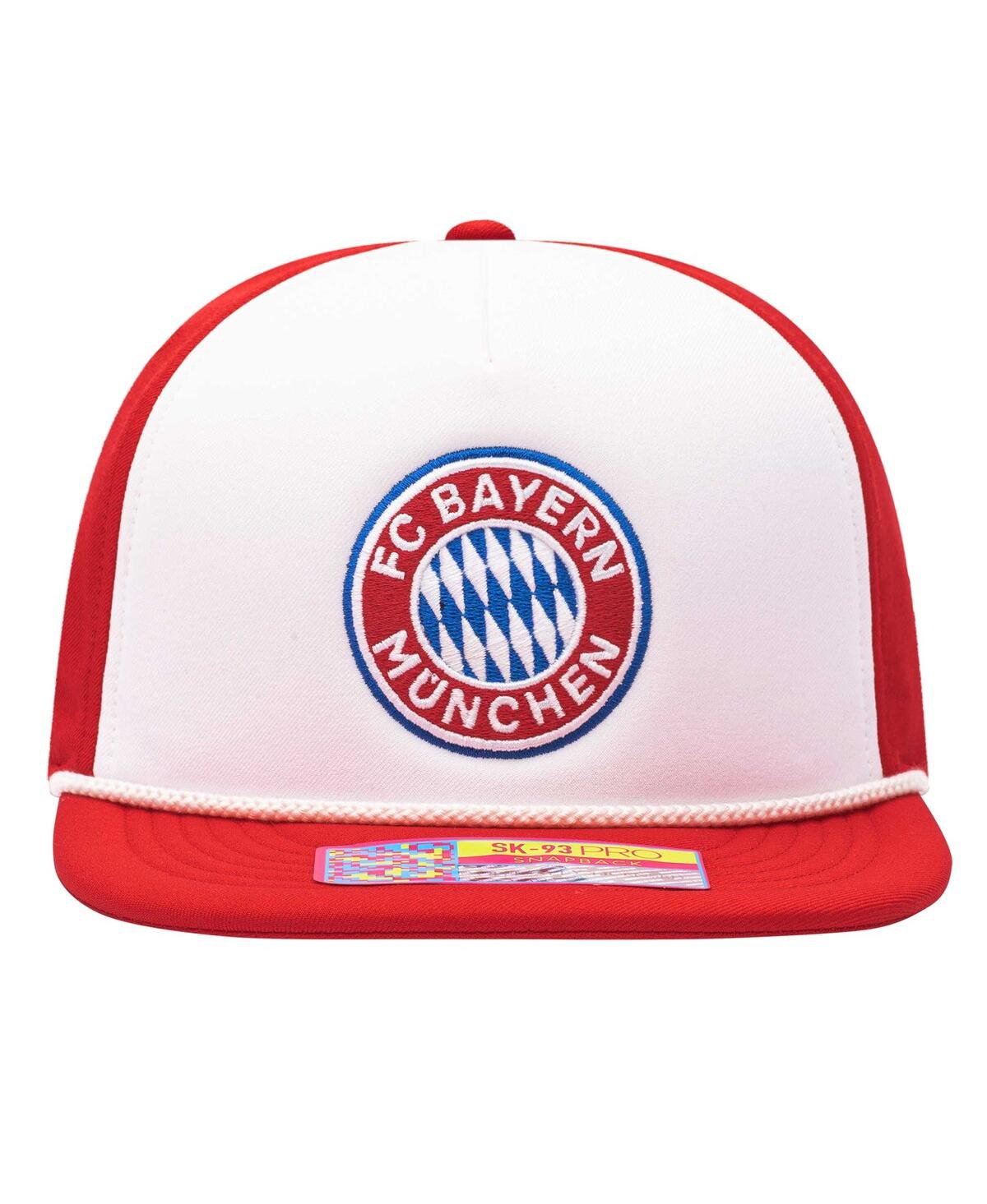 Shop Fan Ink Men's  White Bayern Munich Avalanche Snapback Hat