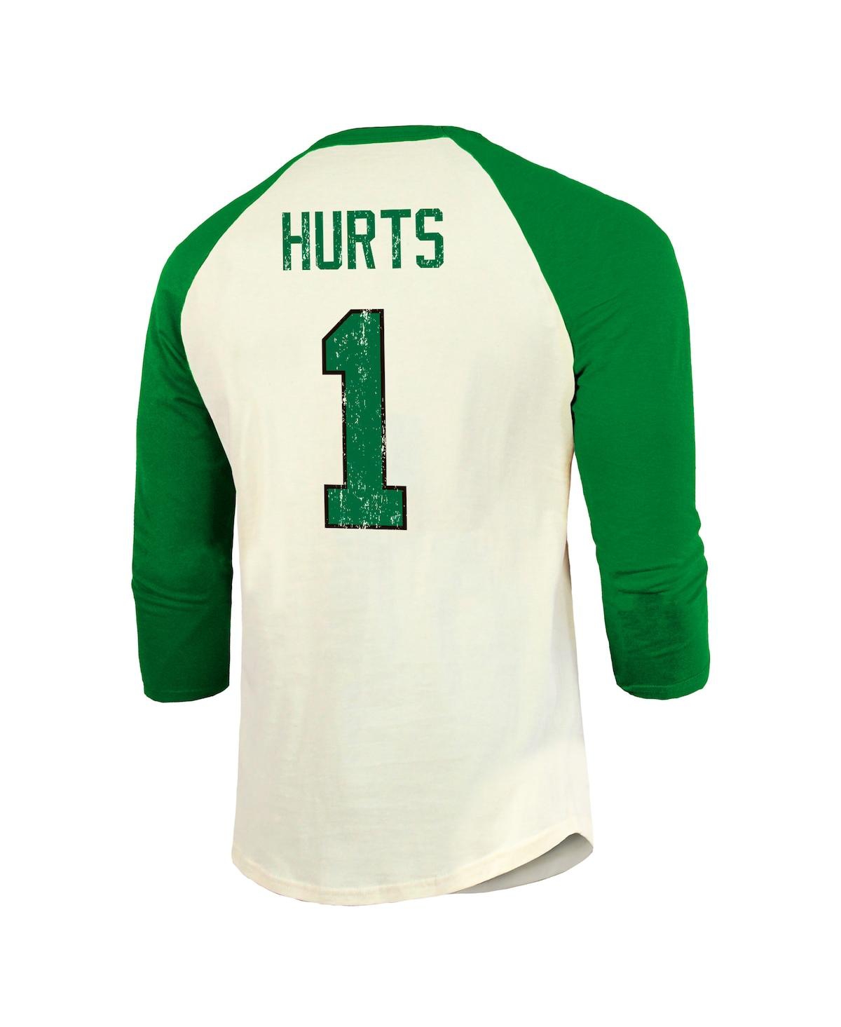 Jalen Hurts Philadelphia Eagles Men's Green Name & Number Logo