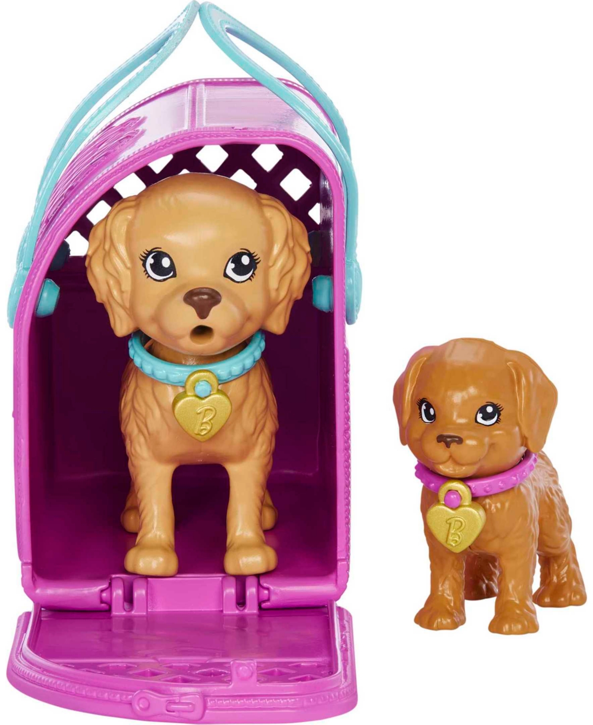 Shop Barbie Doll And Accessories Pup Adoption Playset With Doll, 2 Puppies And Color-change In Multi-color