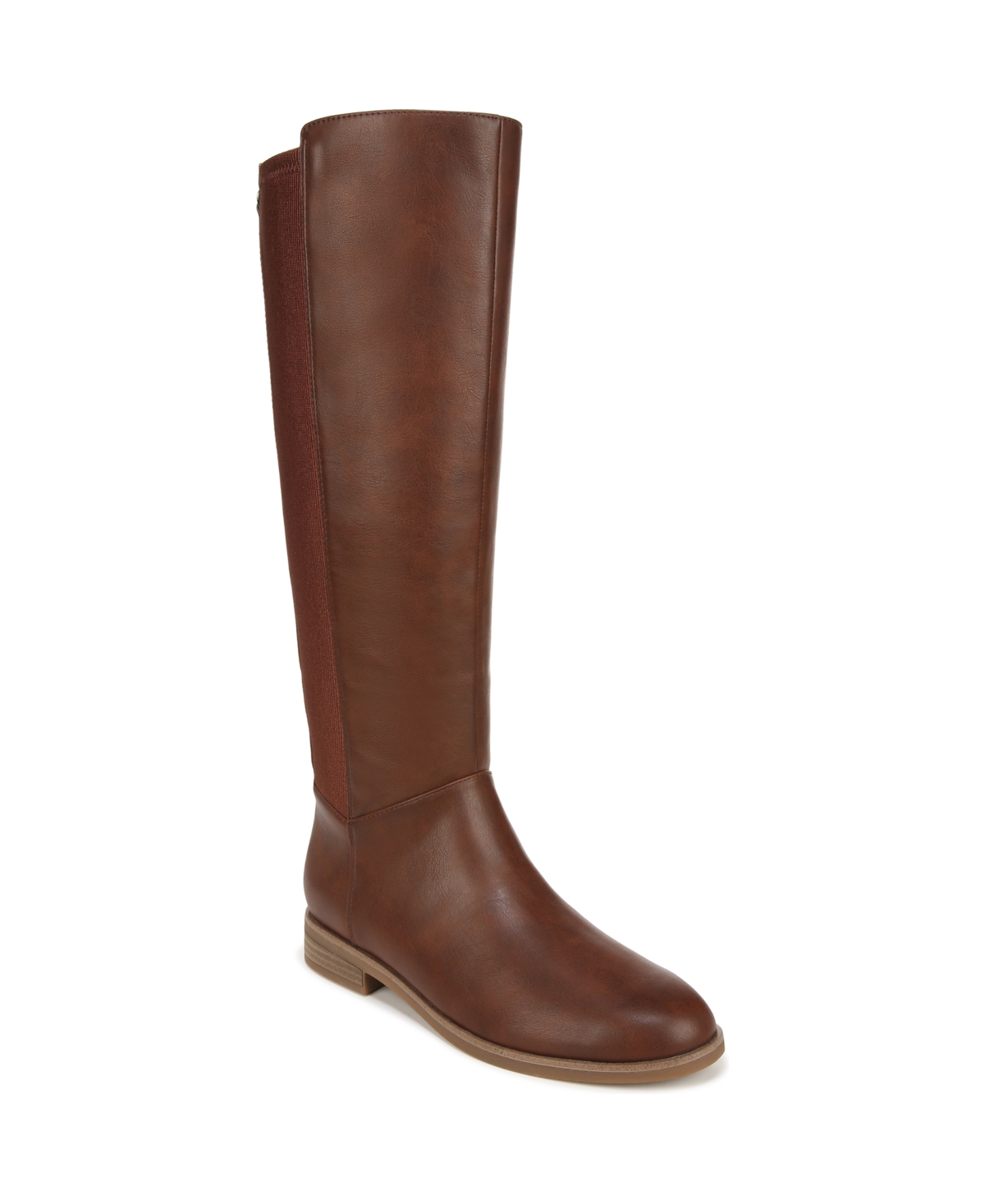Women's Astir Zip High Shaft Boots - Brown Faux Leather/Fabric
