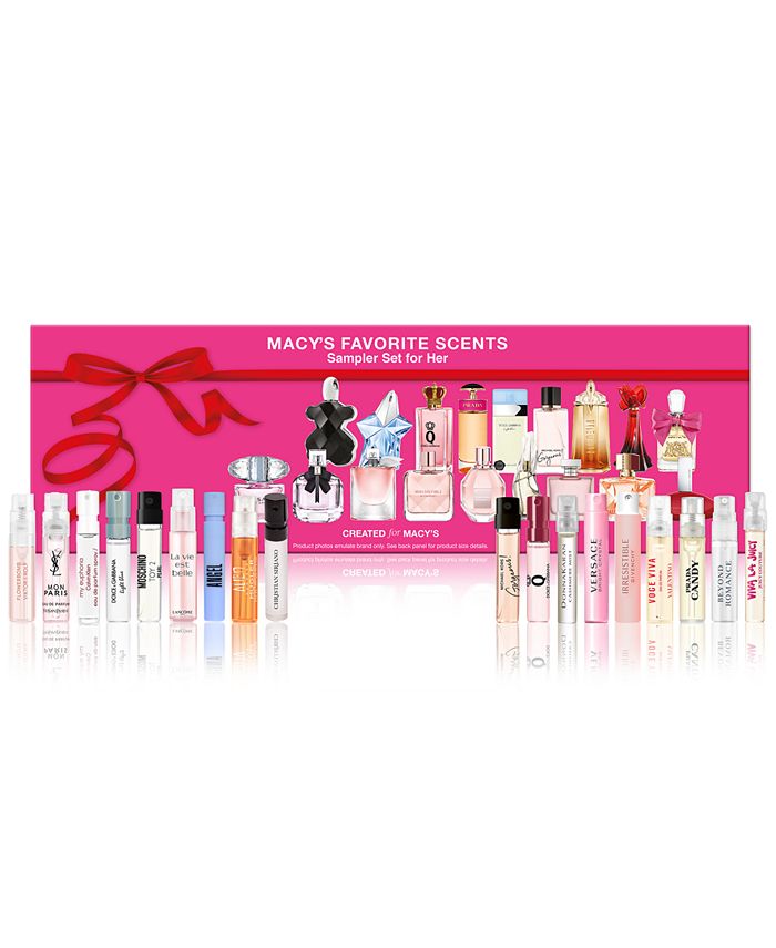 Created For Macy's 18-Pc. Macy's Favorite Scents Sampler Discovery Set For  Her, Created for Macy's - Macy's