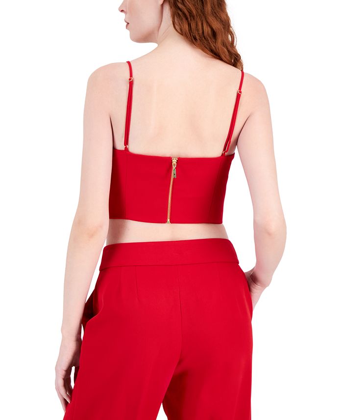 Tahari ASL Women's Cropped SpaghettiStrap Top Macy's