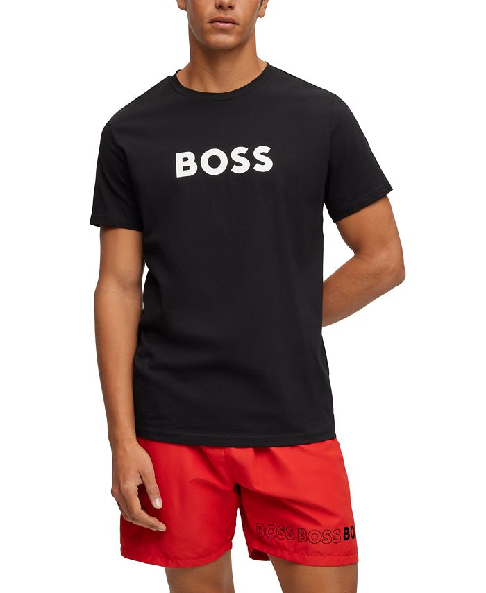 Hugo Boss Men's Contrast Logo T-shirt - Macy's
