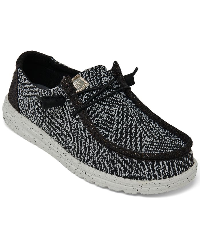 Hey Dude Women's Wendy Woven Zig Zag Casual Moccasin Sneakers from