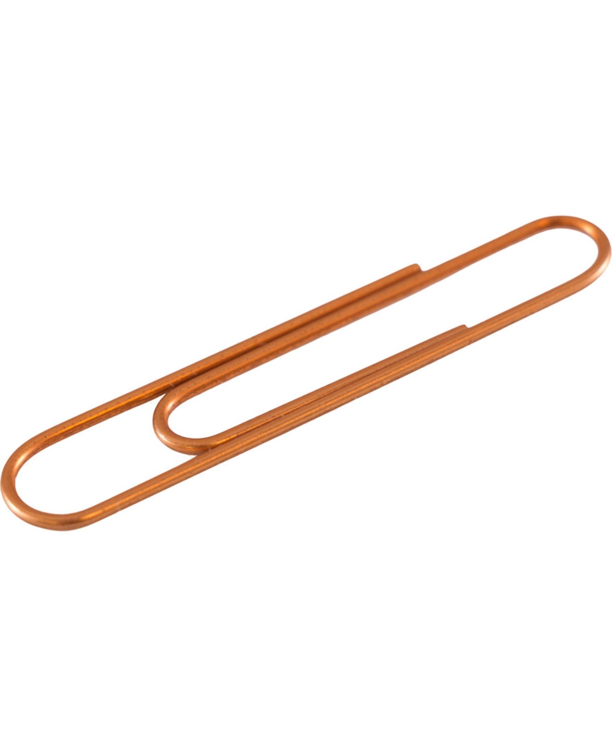 Shop Jam Paper Colorful Jumbo Paper Clips In Rose Gold