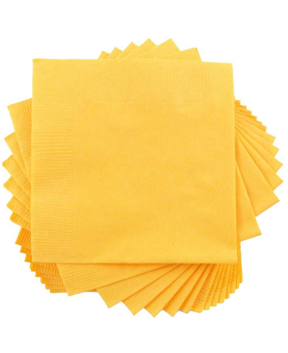 Jam Paper Small Beverage Napkins In Yellow