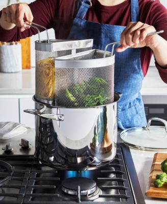 HENCKELS 8.5-Qt Stainless Steel Pasta Pot with Straining Baskets