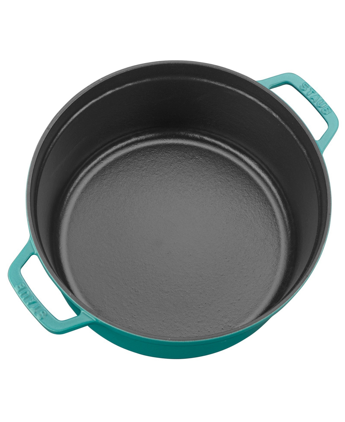 Staub Cast Iron 5.5-qt Round Dutch Oven In Green