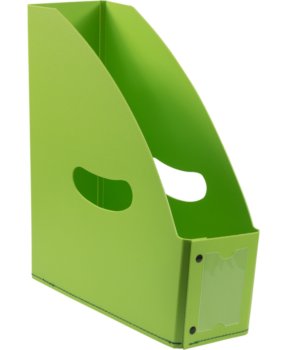 Jam Paper Plastic Magazine File Holder In Lime Green