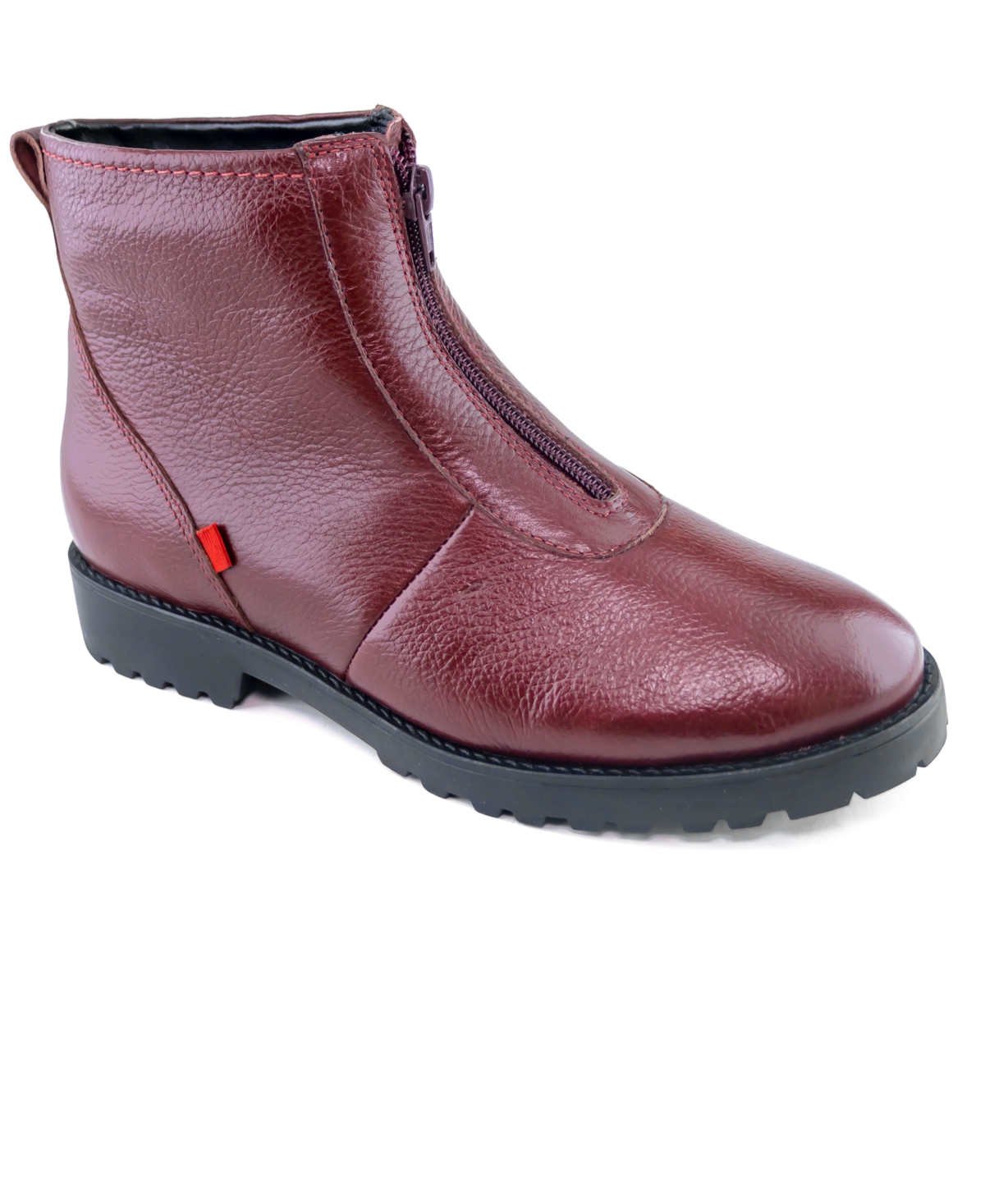Marc Joseph New York Women's Newbury Street Leather Boots In Mahogany Napa Soft