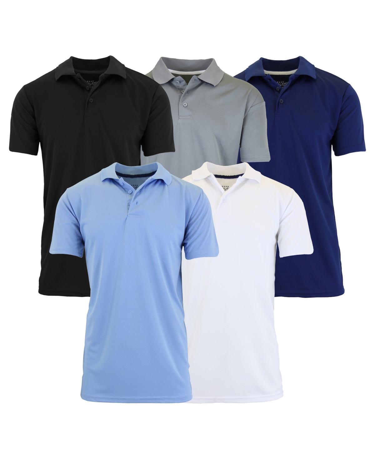 Galaxy by Harvic Men's Dry Fit Moisture-Wicking Polo Shirt 