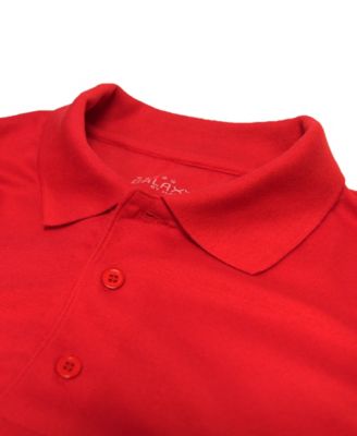 Men's Short Sleeve Pique Polo Shirt, Pack of 2