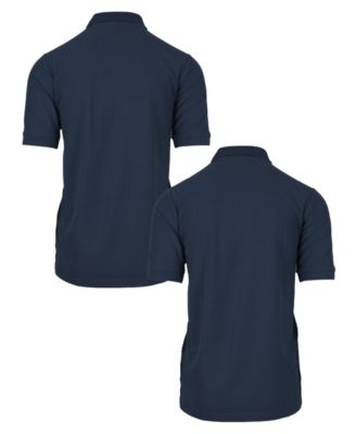 Men's Short Sleeve Pique Polo Shirt, Pack of 2