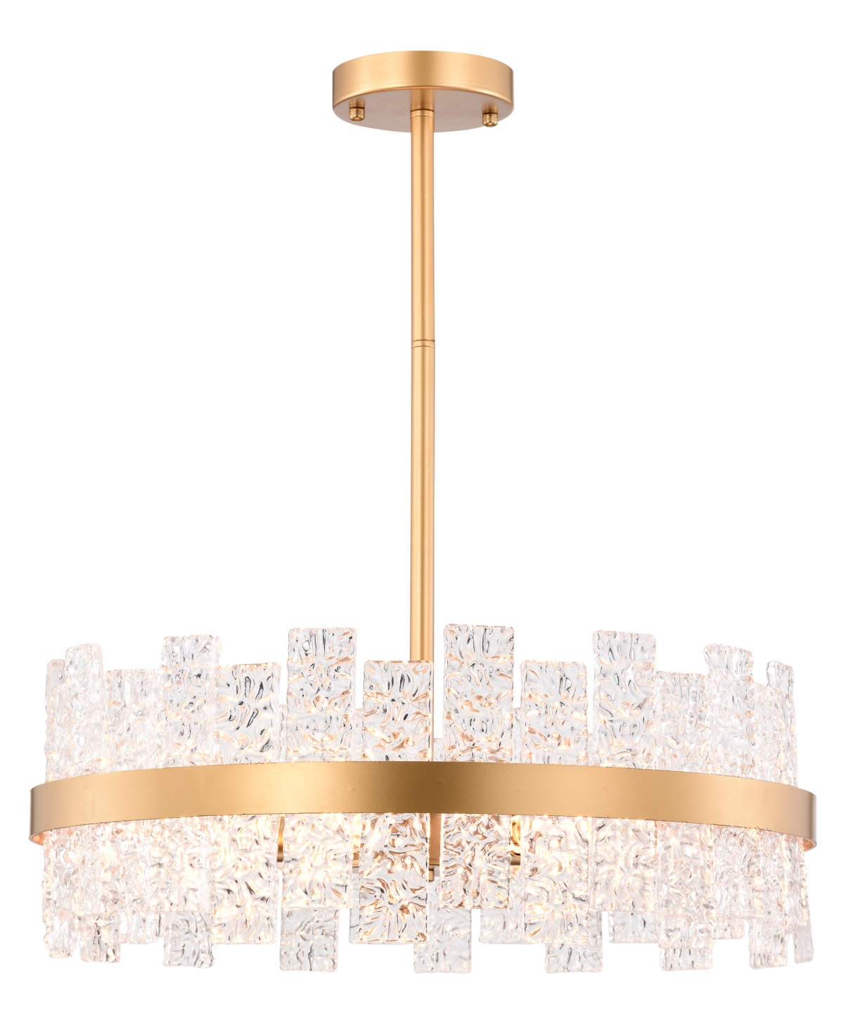 Home Accessories Ashling 20" 6-light Indoor Finish Chandelier With Light Kit In Matte Gold