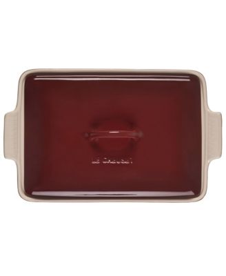 Heritage Stoneware Covered Rectangular Baking Dish, 12" x 9"