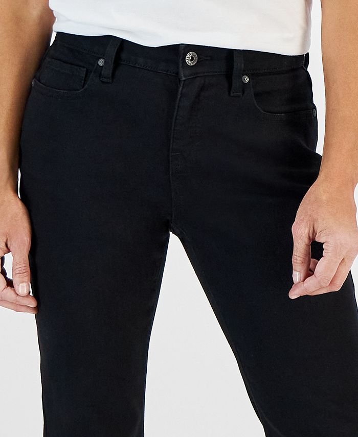 Style & Co Petite Mid-Rise Curvy Roll-Cuff Capri Jeans, Created for Macy's  - Macy's