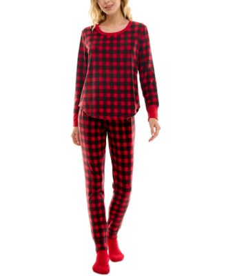 Roudelain - Women's 2-Pc. Printed Pajamas & Socks Set