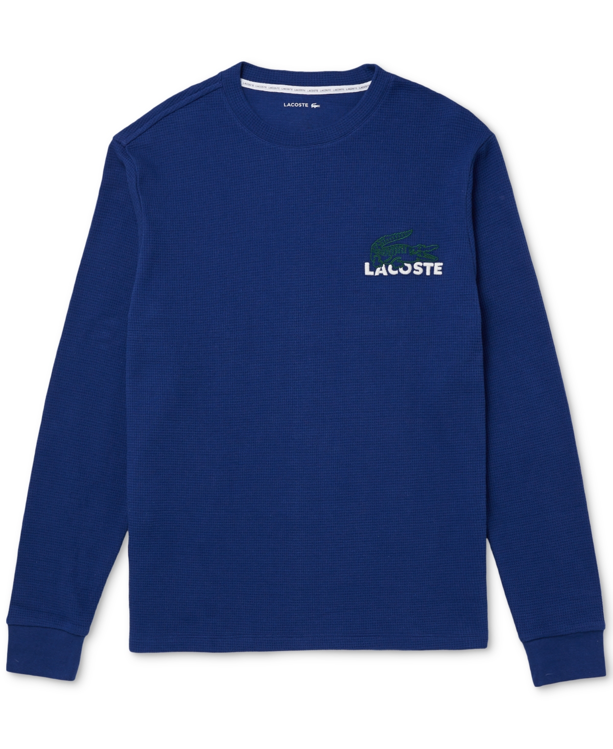 Lacoste Large Men's Relaxed Fit Large Croc Thermal Sleep Shirt