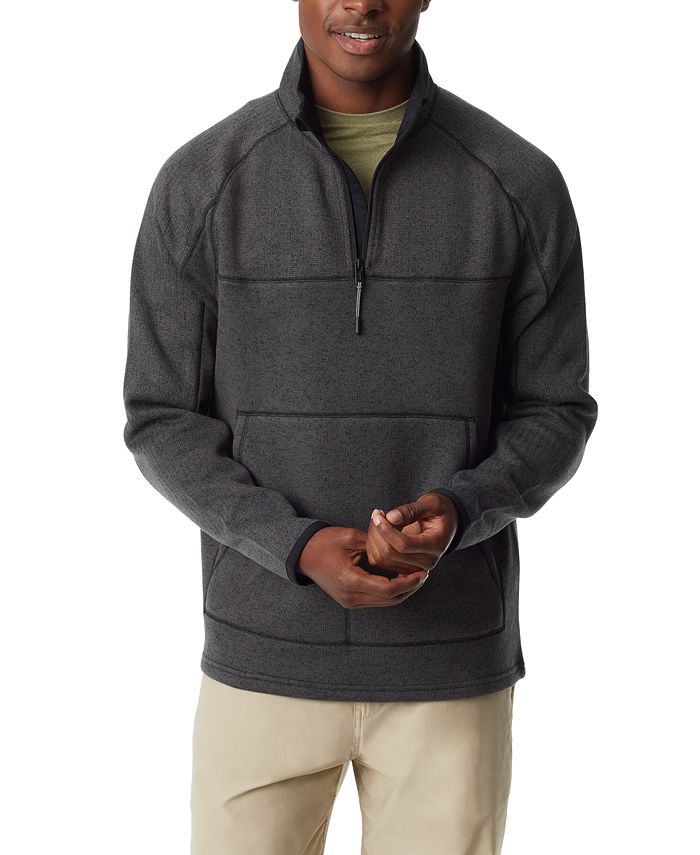 BASS OUTDOOR Men's Quarter-Zip Long Sleeve Pullover Sweater - Macy's