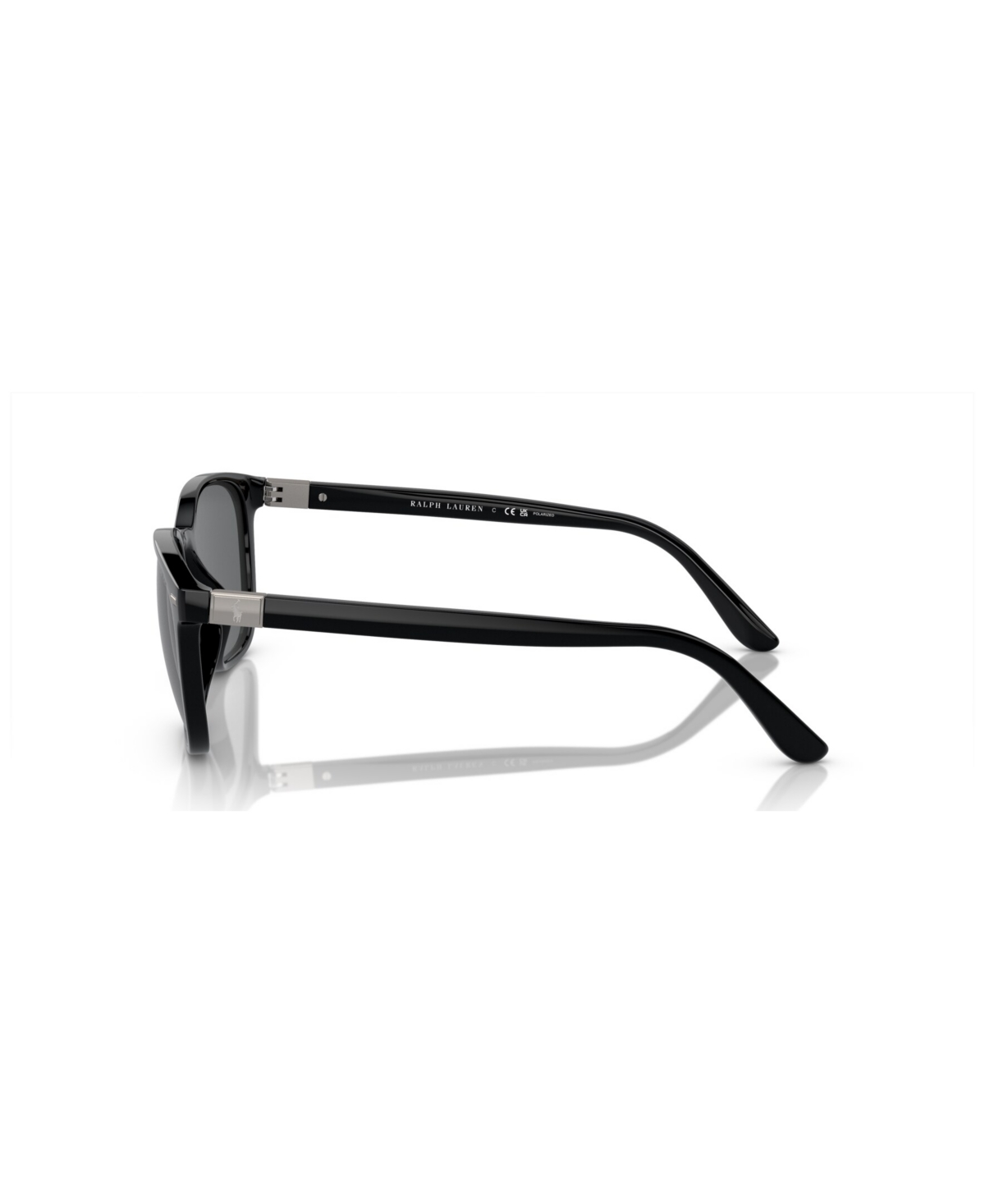 Shop Ralph Lauren Polo  Men's Polarized Sunglasses, Ph4208u In Shiny Black
