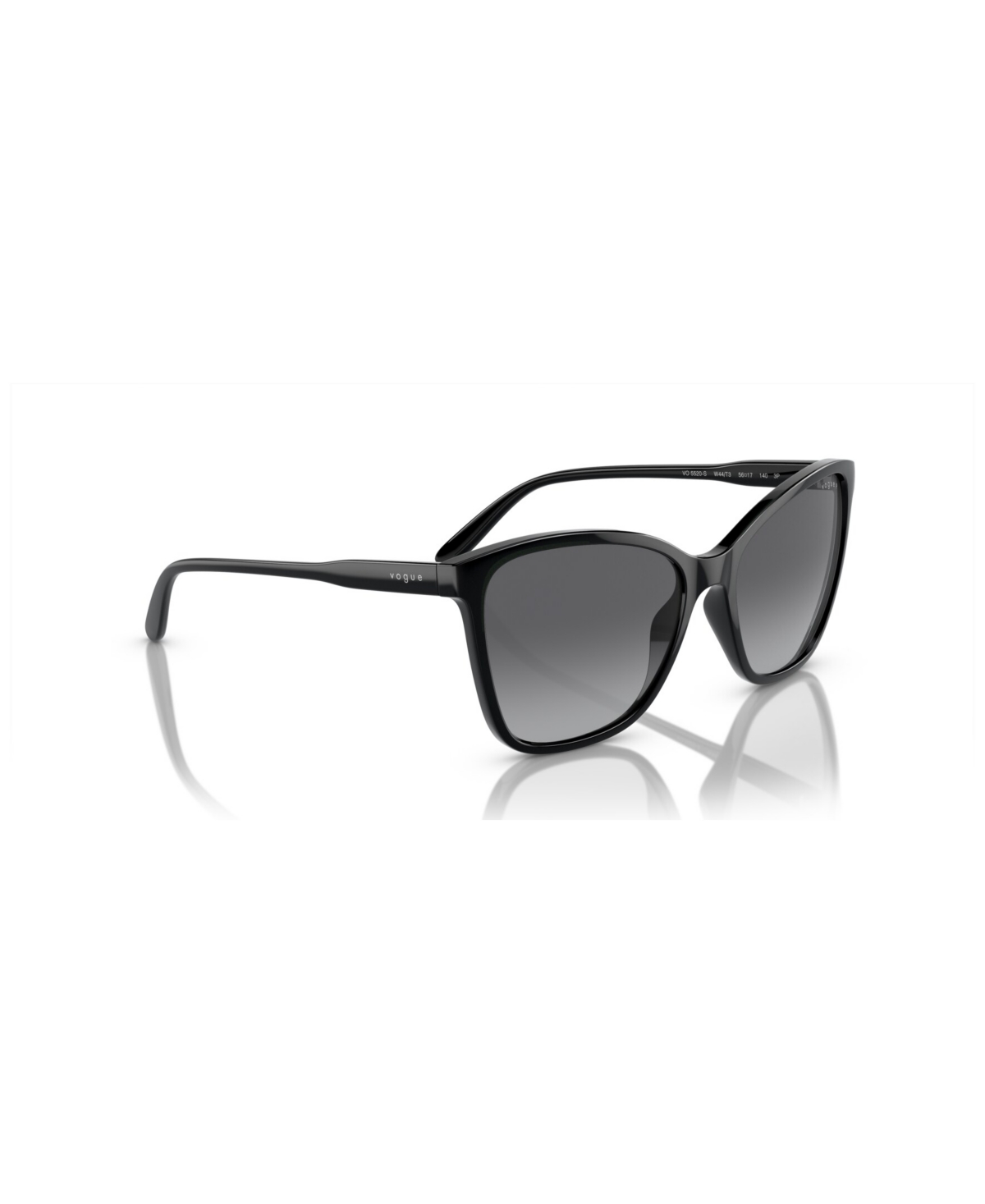 Shop Vogue Women's Polarized Sunglasses, Gradient Vo5520s In Black