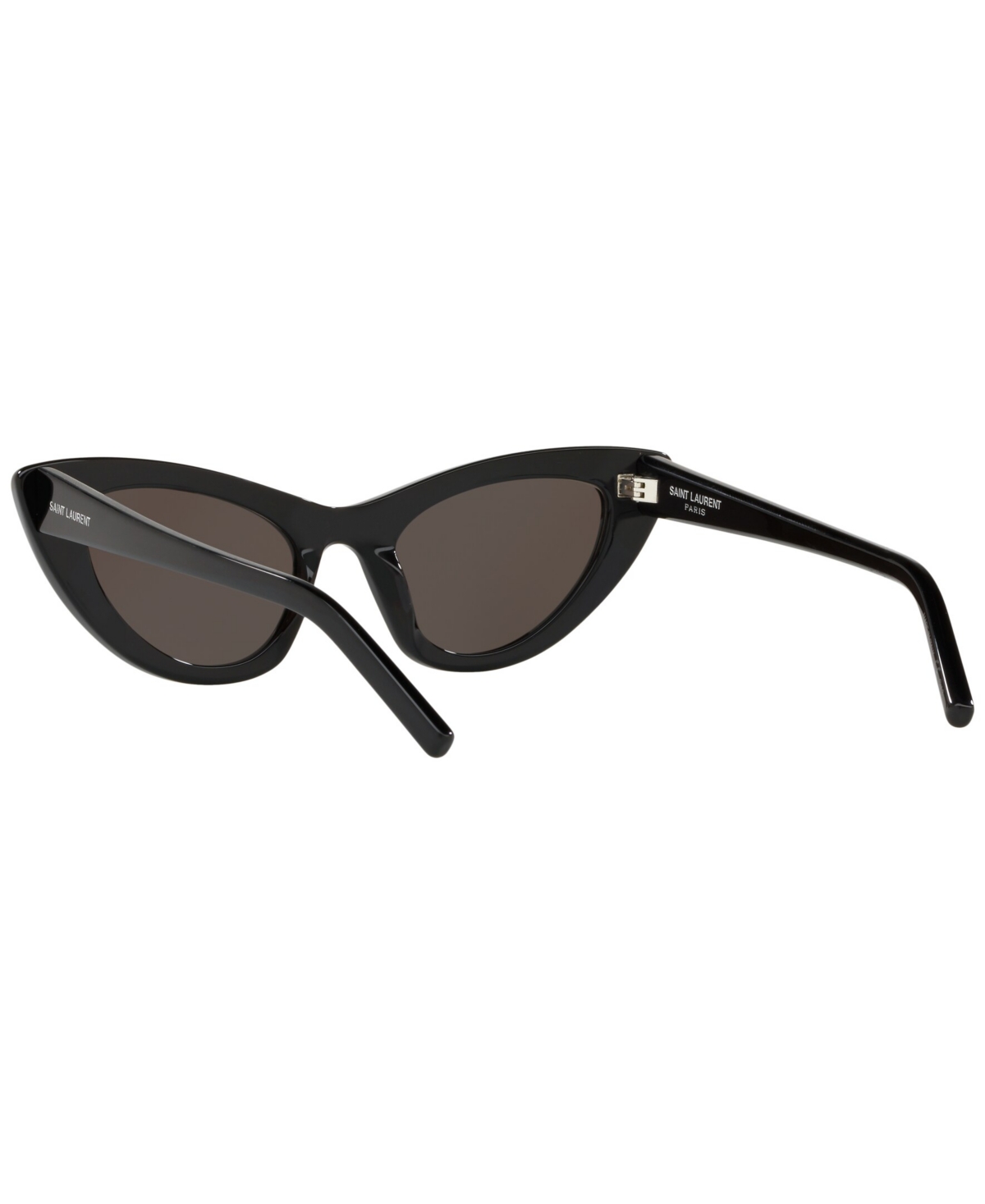 Shop Saint Laurent Women's Sl 213 Lily Sunglasses Ys000090 In Black Shiny