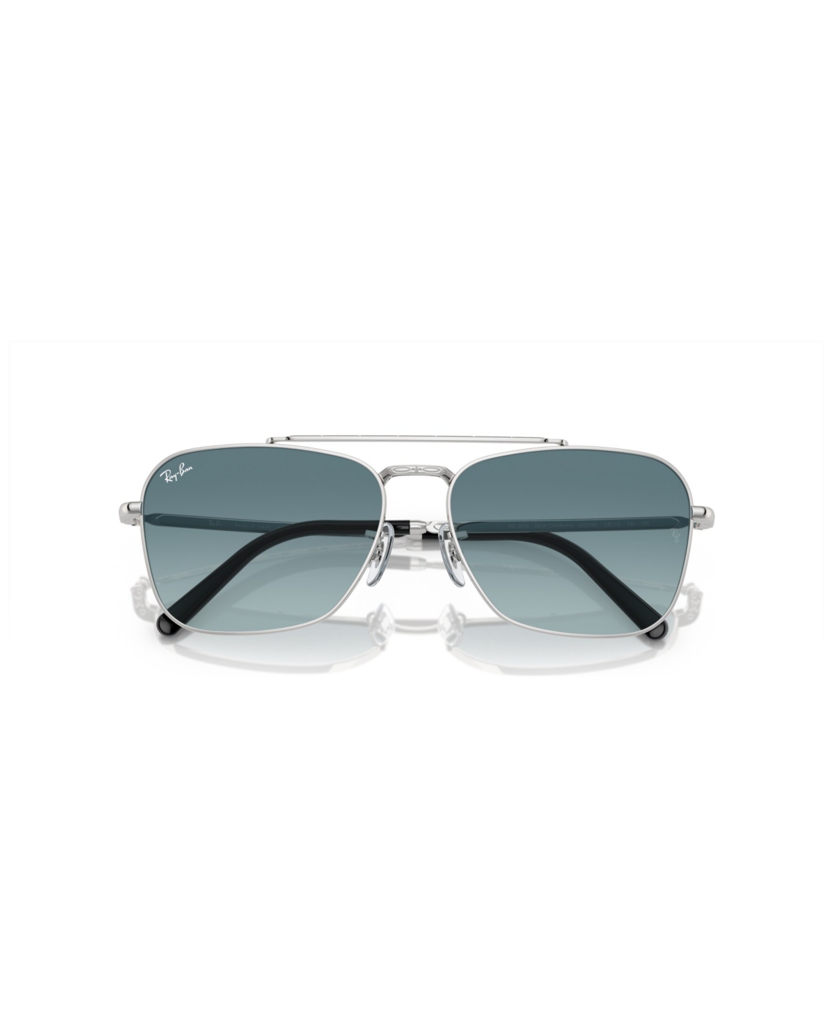 Ray Ban Unisex New Caravan Sunglasses, Gradient Rb3636 In Silver