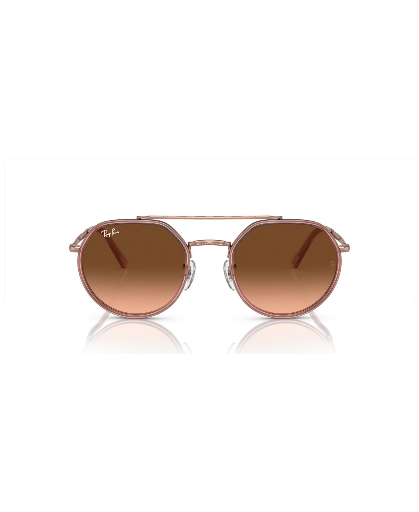 Солнцезащитные очки Ray-Ban Unisex Sunglasses, Gradient RB3765, цвет: Медный — фото 2