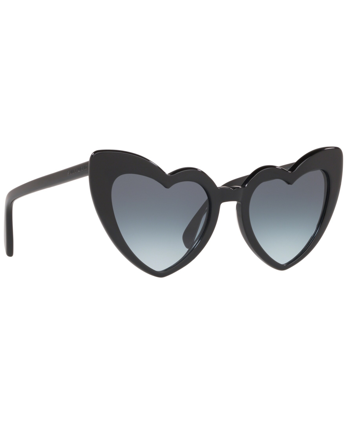 Shop Saint Laurent Women's Sl 181 Loulou Sunglasses, Gradient In Black