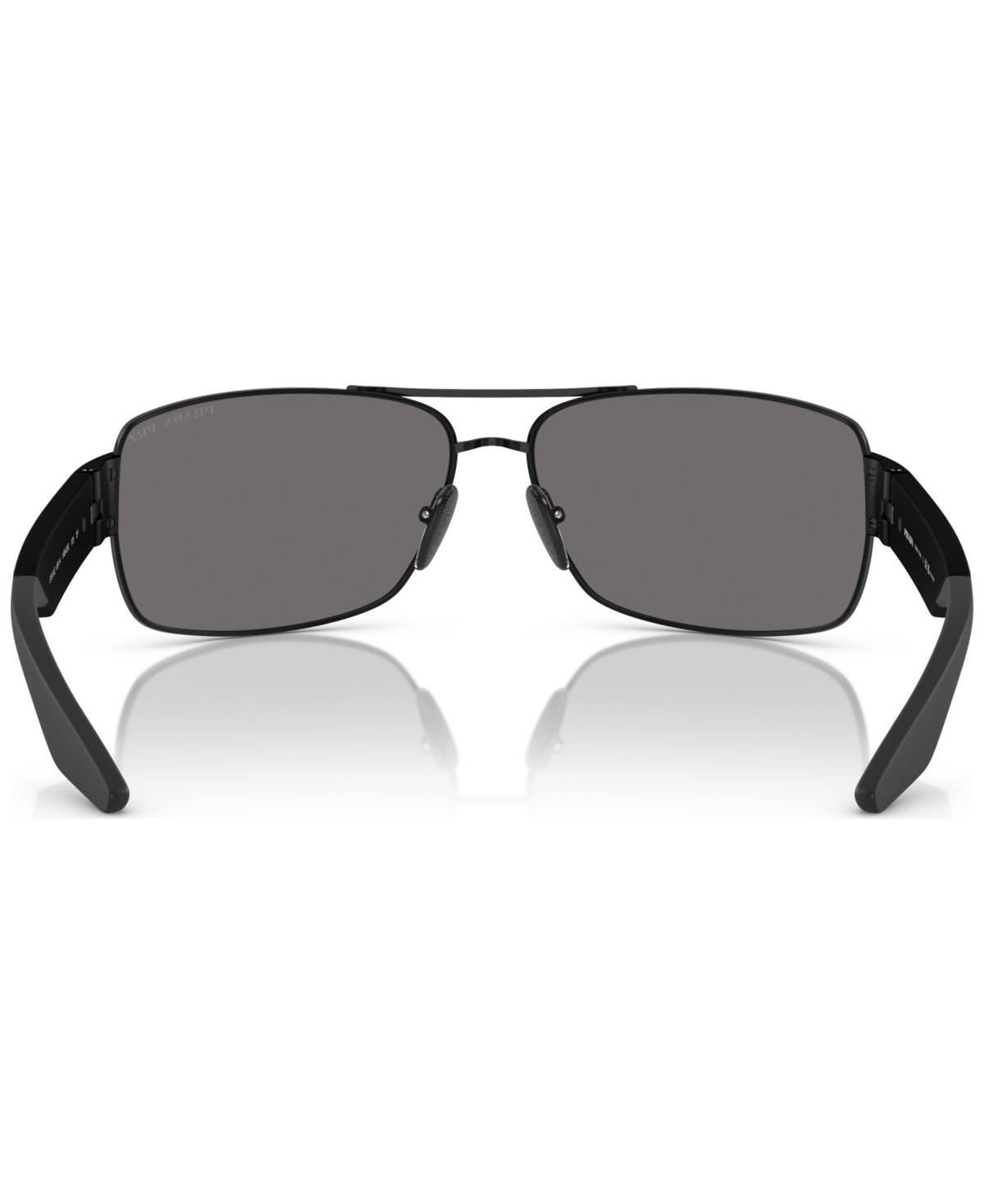 Prada Men's Polarized Sunglasses, Ps 50zs In Black