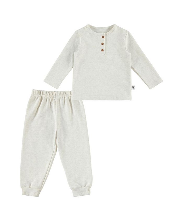Chickpea Baby Boys Henley Top and Joggers, 2 Piece Set Macy's
