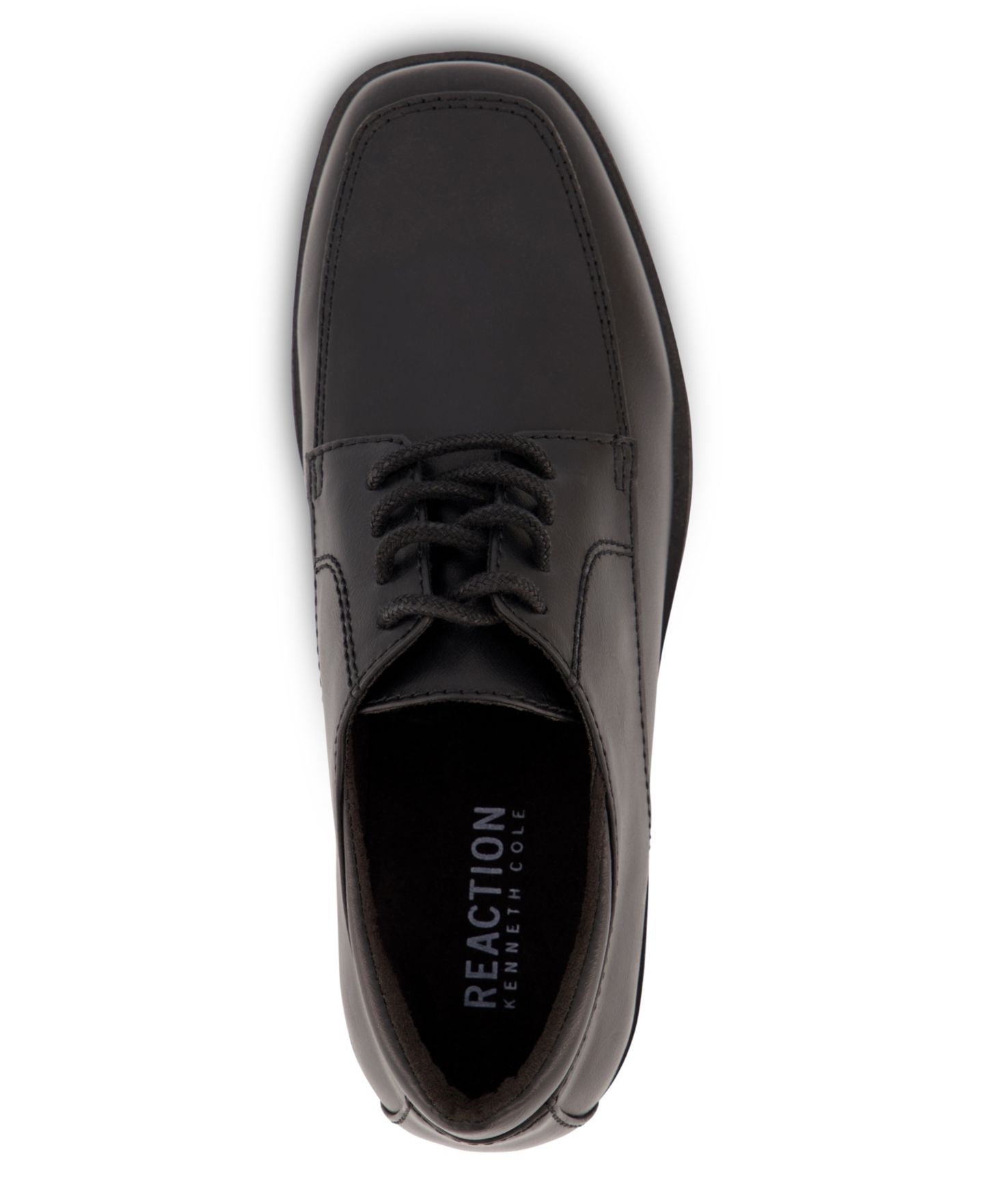 Туфли Kenneth Cole New York Bradley Lace Dress Shoe для мальчиков, цвет: Чёрный — фото 4