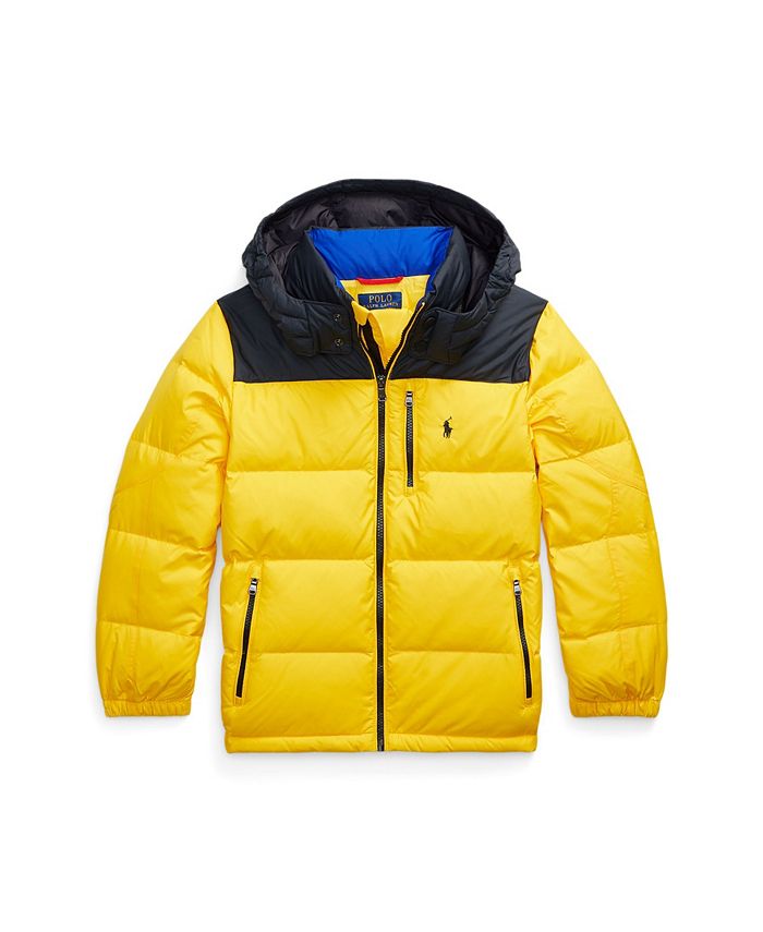 Polo Ralph Lauren Big Boys WaterRepellent Down Hooded Jacket Macy's