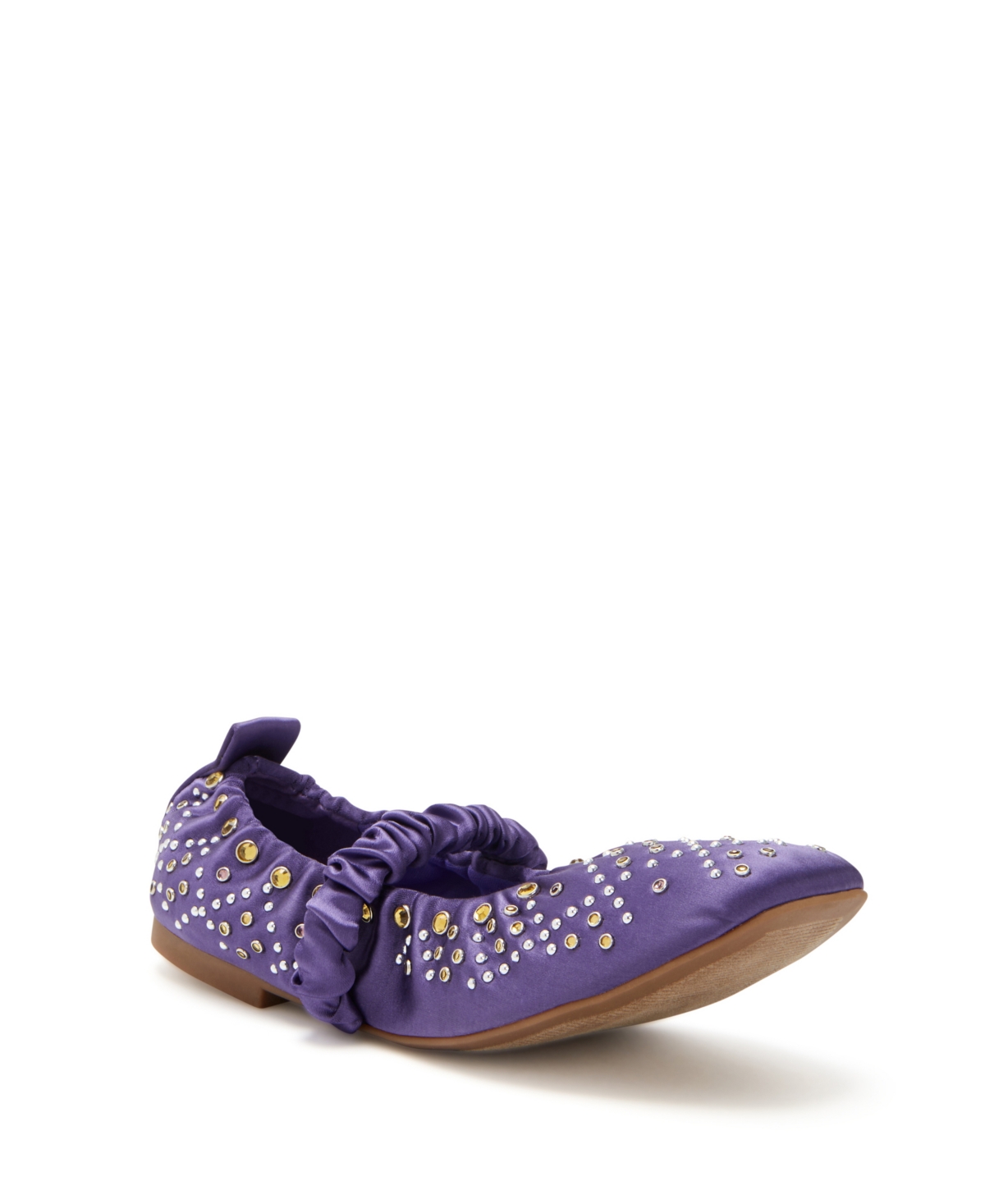 Shop Katy Perry Women's The Jammy Scrunch Square Toe Flats In Violet Light