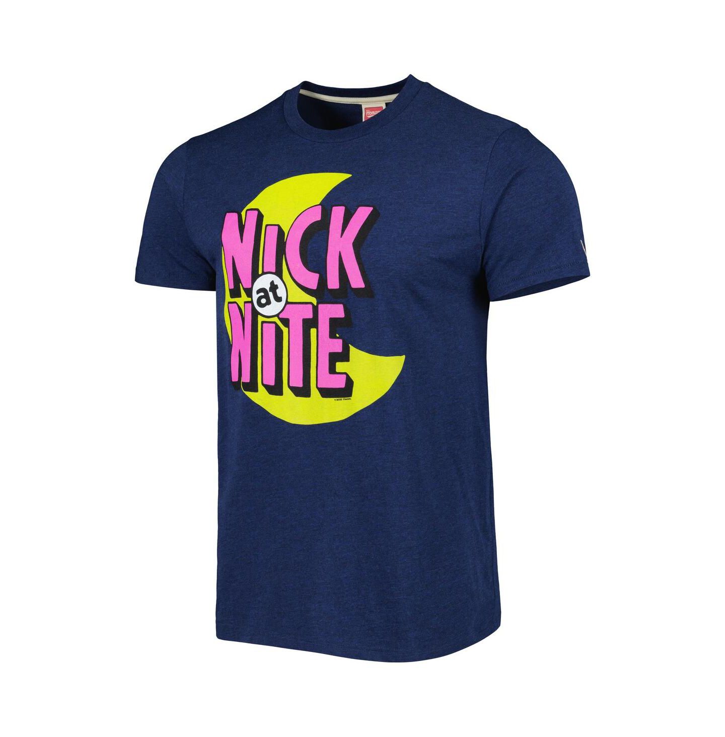 Футболка Homage Navy Nick at Nite Tri-Blend — фото 3