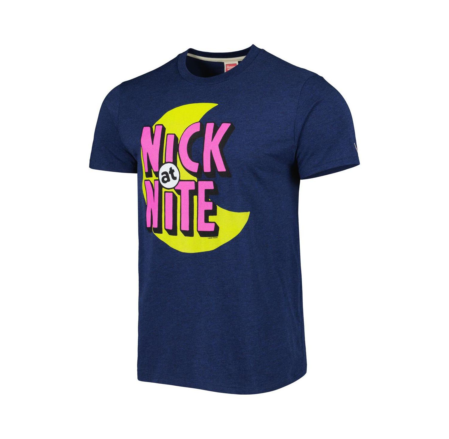 Men's and Women's Navy Nick at Nite Tri-Blend T-shirt