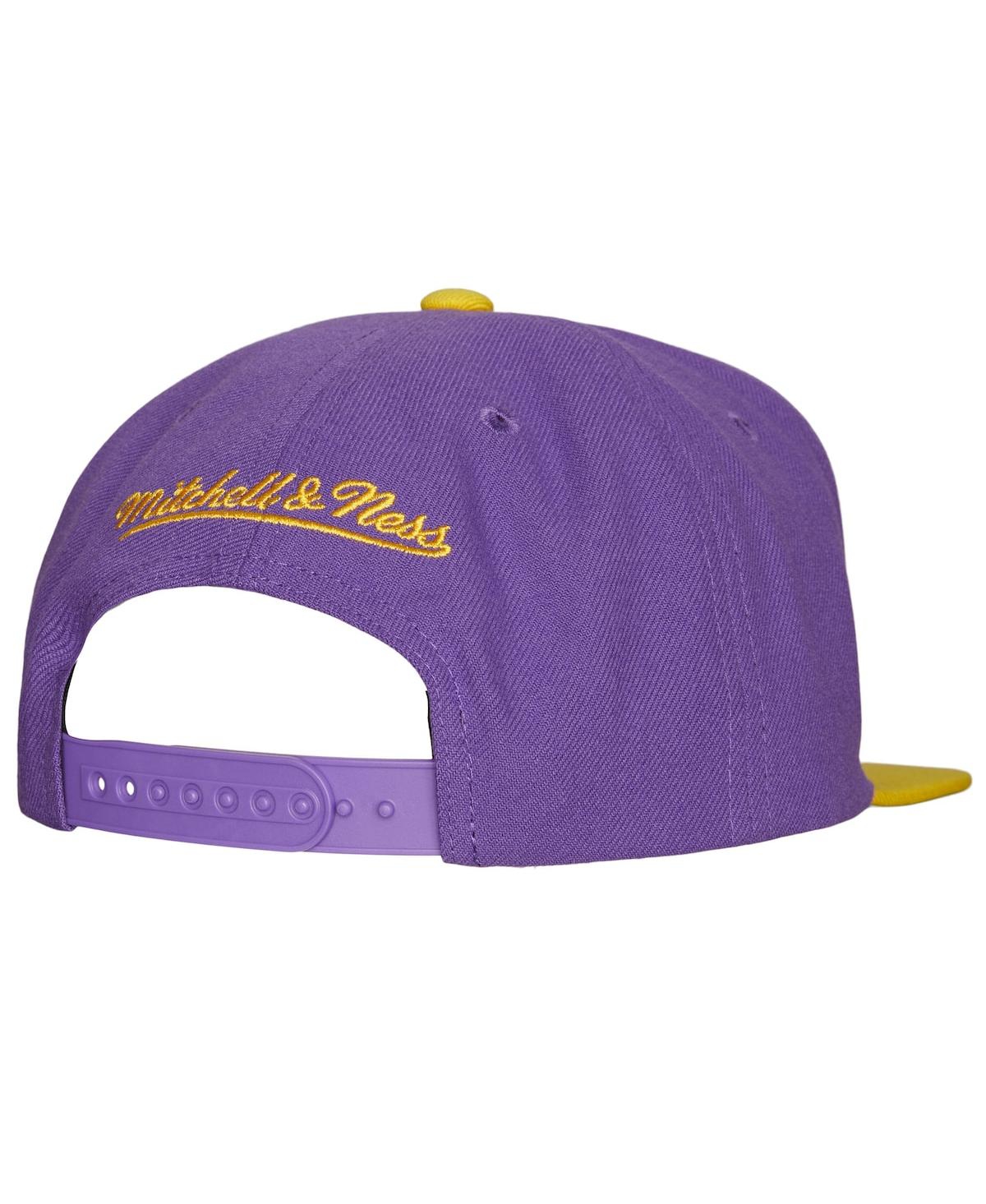 Mitchell & Ness Men's  Purple, Gold Lsu Tigers 2-tone 2.0 Snapback Hat In Purple,gold