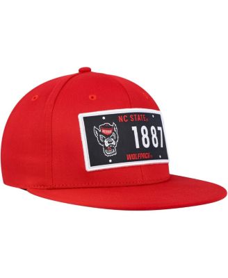 Men's Red NC State Wolfpack Established Snapback Hat