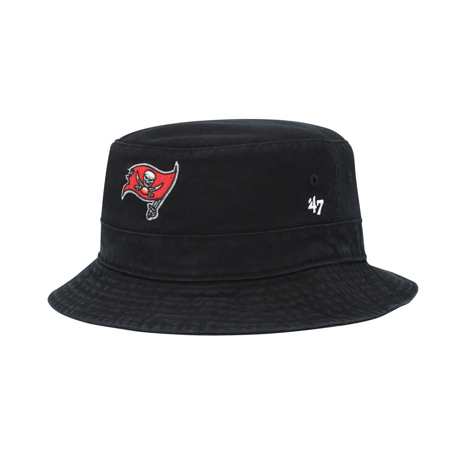 Men's Black Tampa Bay Buccaneers Primary Bucket Hat