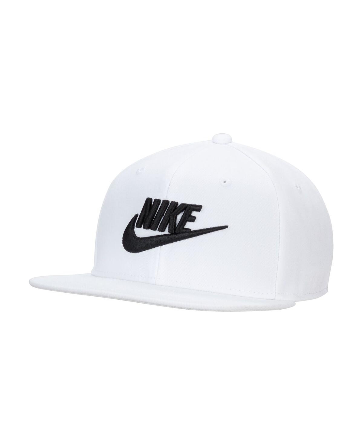 Nike Men's  Futura Pro Performance Snapback Hat In White