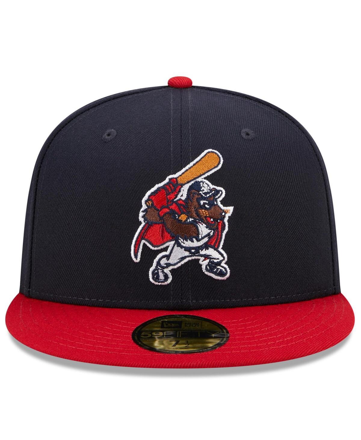 Men's New Era Red New Hampshire Fisher Cats Marvel x Minor League 59FIFTY Fitted Hat - Red