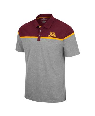 Men's Heather Gray Minnesota Golden Gophers Chamberlain Polo Shirt