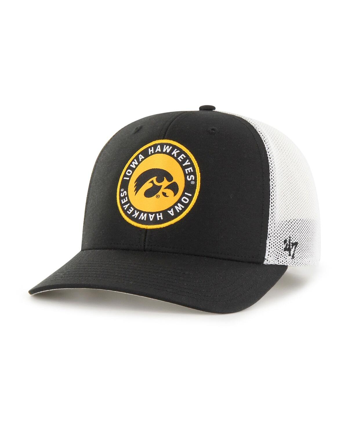 47 Brand Men's ' Black Iowa Hawkeyes Unveil Trophy Flex Hat